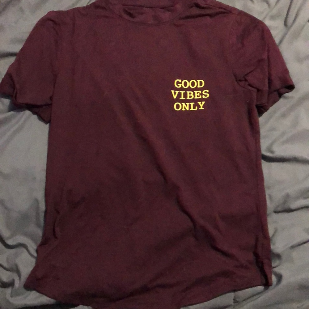 Maroon shirt